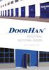 INDUSTRIAL SECTIONAL DOORS QUALITY RELIABILITY SAFETY