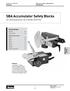 SBA Accumulator Safety Blocks