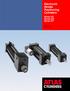 Electronic Stroke Positioning Cylinders Series ES Series EM Series EP