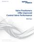 Valve Positioners Offer Improved Control Valve Performance White Paper