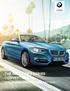 THE NEW BMW 2 SERIES CONVERTIBLE. DEALER SPECIFICATION GUIDE JULY 2018.