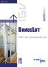 DomusLift DOMUSLIFT. VWS Lift Consultants Ltd