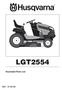LGT2554 Illustrated Parts List