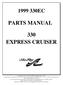 PARTS MANUAL 330 EXPRESS CRUISER