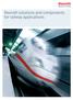 Rexroth solutions and components for railway applications