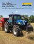 New Holland T6000 Series Tractors 80 to 135 PTO hp T6010 T6020 T6030 T6040 T6050 T6060 T6070 T6080