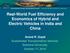 Real-World Fuel Efficiency and Economics of Hybrid and Electric Vehicles in India and China