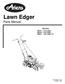 Lawn Edger Parts Manual