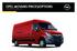 OPEL MOVANO PRICES/OPTIONS 2016 models. Prices effective