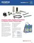 Transducers, Cables, Couplants and Test Blocks for Ultrasonic Precision Thickness Gages