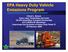EPA Heavy Duty Vehicle Emissions Program