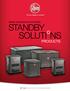 HOME GENERATOR SYSTEMS STANDBY SOLUTI NS PRODUCTS. Home Comfort Home Generator Systems