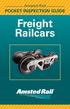 Amsted Rail POCKET INSPECTION GUIDE. Freight Railcars