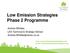 Low Emission Strategies Phase 2 Programme