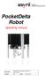 PocketDelta Robot. Operating manual. Document