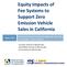 Equity Impacts of Fee Systems to Support Zero Emission Vehicle Sales in California
