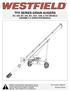 TFX SERIES GRAIN AUGERS 831, 836, 841, 846, 851, 1031, 1036, & 1041 MODELS ASSEMBLY & OPERATION MANUAL