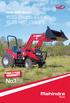 1500 4WD Series Shuttle (34HP) 1538 HST (38HP) No.1 TRACTOR COMPANY IN THE WORLD BY VOLUME #