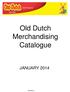 Old Dutch Merchandising Catalogue
