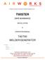 TWISTER T40/T60 WELDER/GENERATOR. (and accessory) INSTALLATION OPERATION MANUAL. - A division of Airworks Compressors and Mobile Equipment Corp -