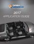 2017 APPLICATION GUIDE