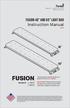 FUSION Model # - L-4910 L Fusion 49 and 60 Light Bar Instruction Manual V2.0. This instruction manual serves as a guide for the Fusion Lightbar.