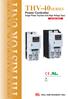 THV-40SERIES. Power Controller. Single Phase Thyristor Unit (High Voltage Type) AC V. RoHS compliant