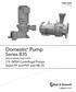 PART LISTS D-421G-PL. Domestic Pump. Series B35 REPLACEMENT PARTS FOR. 2 ft. NPSH Centrifugal Pumps Styles PF and PVF and HB-35