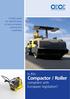 A brief guide for identification of non-compliant construction machinery. Is this. Compactor / Roller compliant with European legislation?
