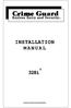 INSTALLATION MANUAL. 328i 2 COPYRIGHT1997:CRIMEGUARDKEYLESSENTRY &SECURITY