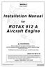 ROTAX 912 A Aircraft Engine