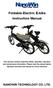 Foldable Electric E-bike Instruction Manual