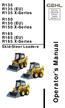 Operator s Manual. R135 R135 (EU) R135 X-Series R150 R150 (EU) R150 X-Series R165 R165 (EU) R165 X-Series. Skid-Steer Loaders