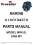 MARINE ILLUSTRATED PARTS MANUAL MODEL MP6.0L 2006 MY