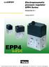 Electropneumatic pressure regulator EPP4 Series