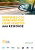 PROPOSED CO2 STANDARD FOR LIGHT VEHICLES AAA RESPONSE