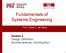 Fundamentals of Systems Engineering