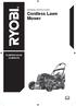 RLM18X41H240 OLM1841H. ORIGINAL INSTRUCTIONS Cordless Lawn Mower
