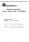 Lithium Battery UN38.3 Test Report