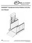 PASSPORT Residential Vertical Platform Lift (VPL) User Manual