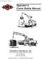 Operator s Crane Safety Manual