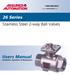 26 Series Stainless Steel 2-way Ball Valves