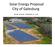 Solar Energy Proposal City of Galesburg WORK SESSION FEBRUARY 26, 2018