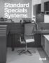 Standard Specials Systems. Price List January 2018