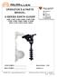 OPERATOR S & PARTS MANUAL X-SERIES EARTH AUGER