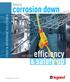 Keeping. corrosion down FOOD & BEVERAGE SOLUTIONS. efficiency. and plant. & safety up. designed to be better.