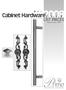 Cabinet Hardware LIST PRICES. effective January 1, 2008