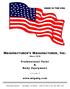 MANUFACTURER S MANUFACTURER, INC. Professional Paint & Body Equipment MADE IN THE USA.   Since Volume 6