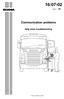 16: Communication problems. Help when troubleshooting. Issue 1. Scania CV AB 2004, Sweden