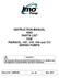 INSTRUCTION MANUAL AND PARTS LIST FOR PG/RG3D_-187, 218, 250 and 312 SERIES PUMPS